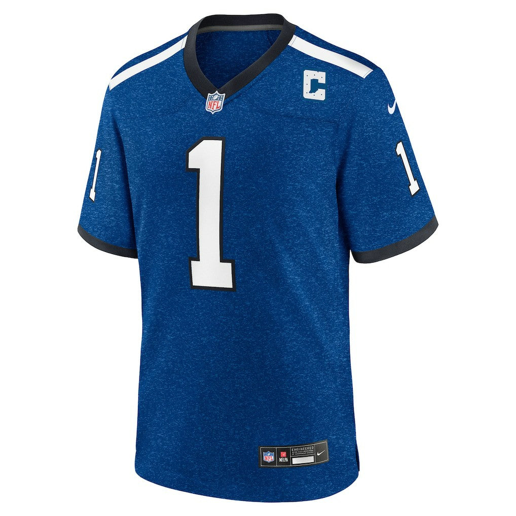 Ahmad Sauce Gardner Indianapolis Colts Alternate 2 Indiana Nights Game Jersey - Heather Royal