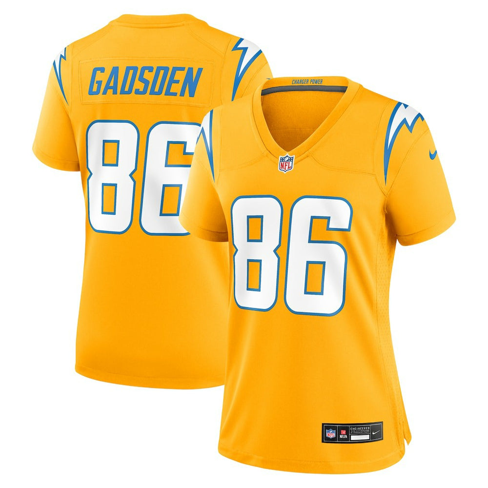 Oronde Gadsden Los Angeles Chargers Women's Alternate Charger Power Game Jersey - Gold