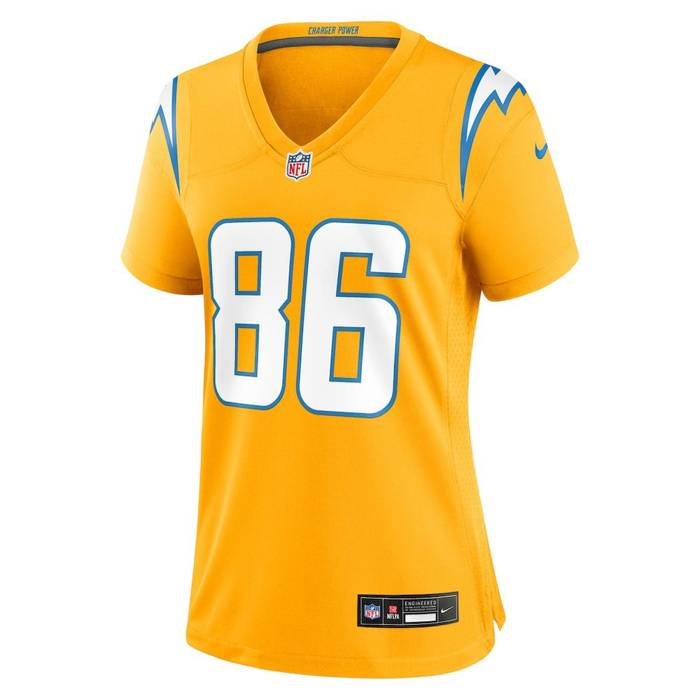 Oronde Gadsden Los Angeles Chargers Women's Alternate Charger Power Game Jersey - Gold