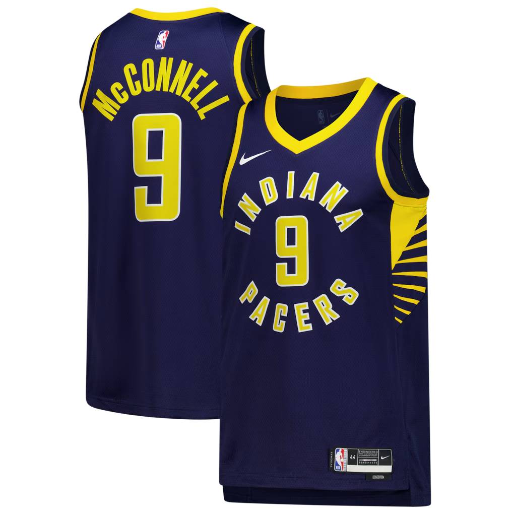 T.J. McConnell Indiana Pacers Unisex Swingman Jersey - Icon Edition - Navy