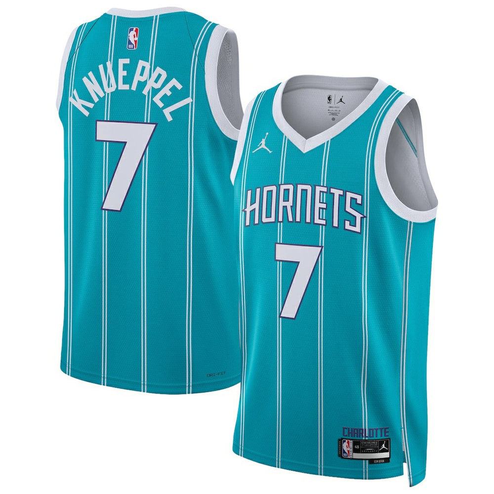 Kon Knueppel Charlotte Hornets Jordan Brand Unisex Swingman Jersey - Icon Edition - Teal sale