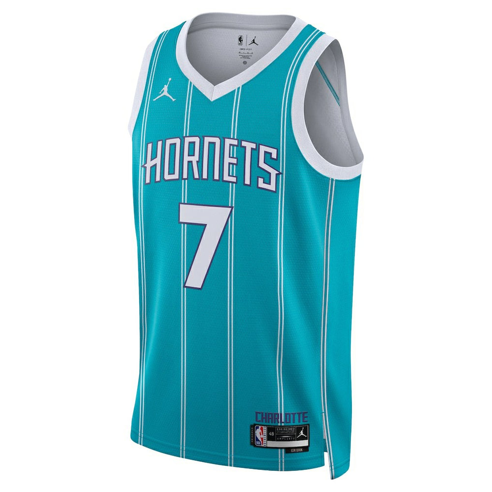 Kon Knueppel Charlotte Hornets Jordan Brand Unisex Swingman Jersey - Icon Edition - Teal sale