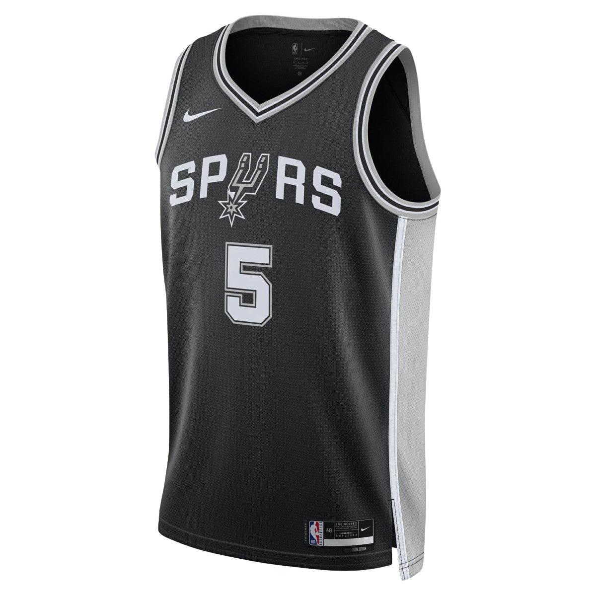 Stephon Castle San Antonio Spurs Unisex Swingman Jersey - Icon Edition - Black