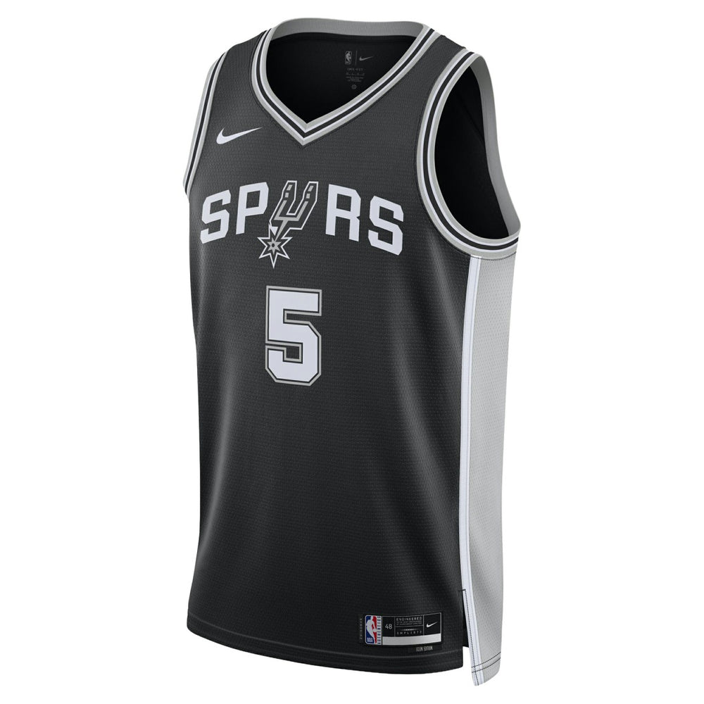 Stephon Castle San Antonio Spurs Unisex Swingman Jersey - Icon Edition - Black