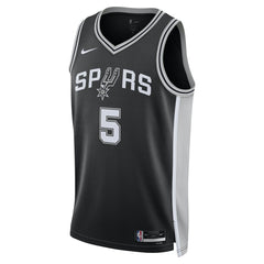 Stephon Castle San Antonio Spurs Unisex Swingman Jersey - Icon Edition - Black