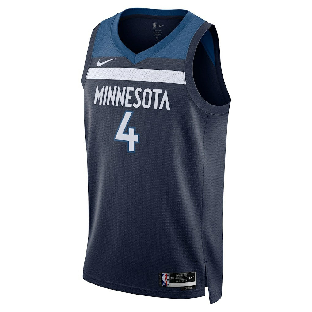 Rob Dillingham Minnesota Timberwolves Unisex Swingman Jersey - Icon Edition - Navy