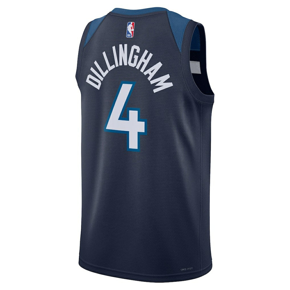 Rob Dillingham Minnesota Timberwolves Unisex Swingman Jersey - Icon Edition - Navy