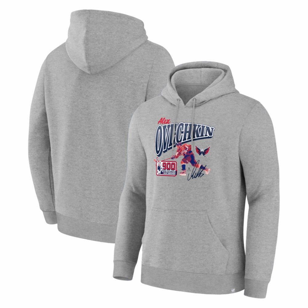 Alexander Ovechkin Washington Capitals 900th Career Goal Legacy Hoodie Gray