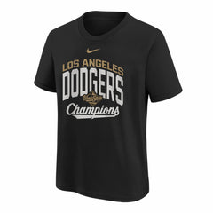Los Angeles Dodgers Youth 2026 Gold Collection Legacy Earned T-Shirt Black | Nike