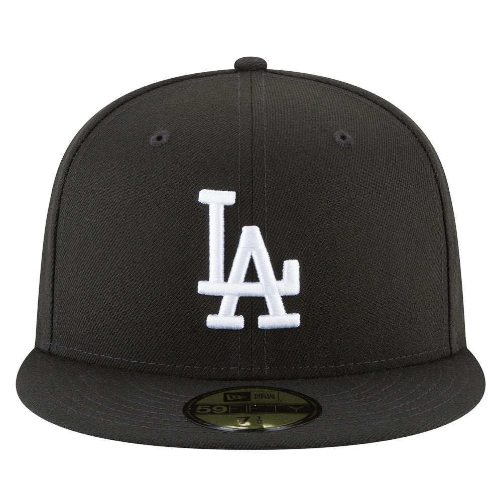 Los Angeles Dodgers 2024/25 Back-to-Back Champions Diamond Side Patch 59FIFTY Fitted Hat Black | New Era