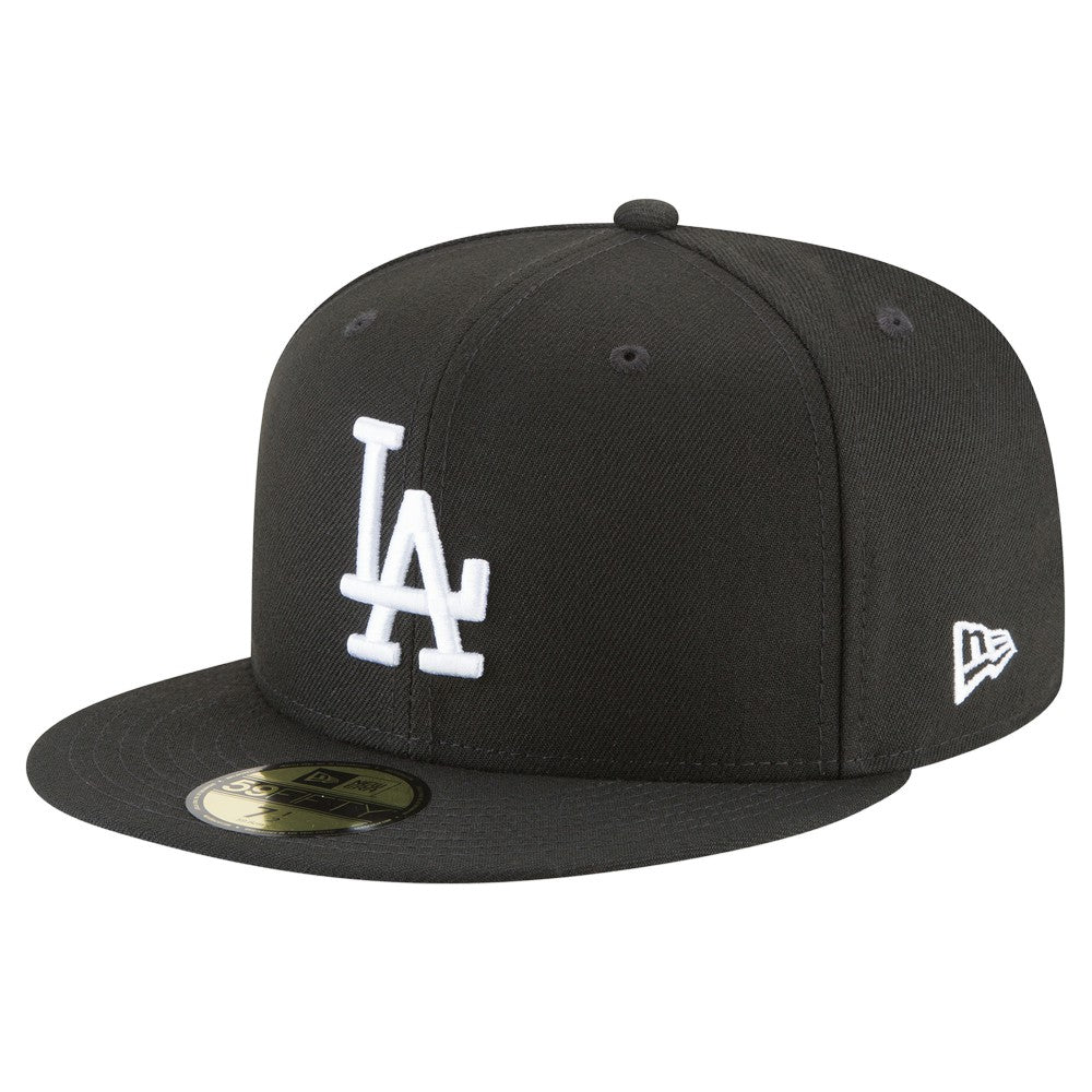 Los Angeles Dodgers 2024/25 Back-to-Back Champions Diamond Side Patch 59FIFTY Fitted Hat Black | New Era