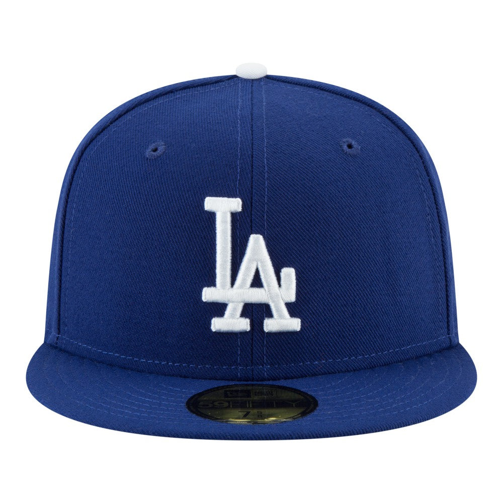 Los Angeles Dodgers Back-to-Back Champions Diamond Side Patch 59FIFTY Fitted Hat Royal | New Era