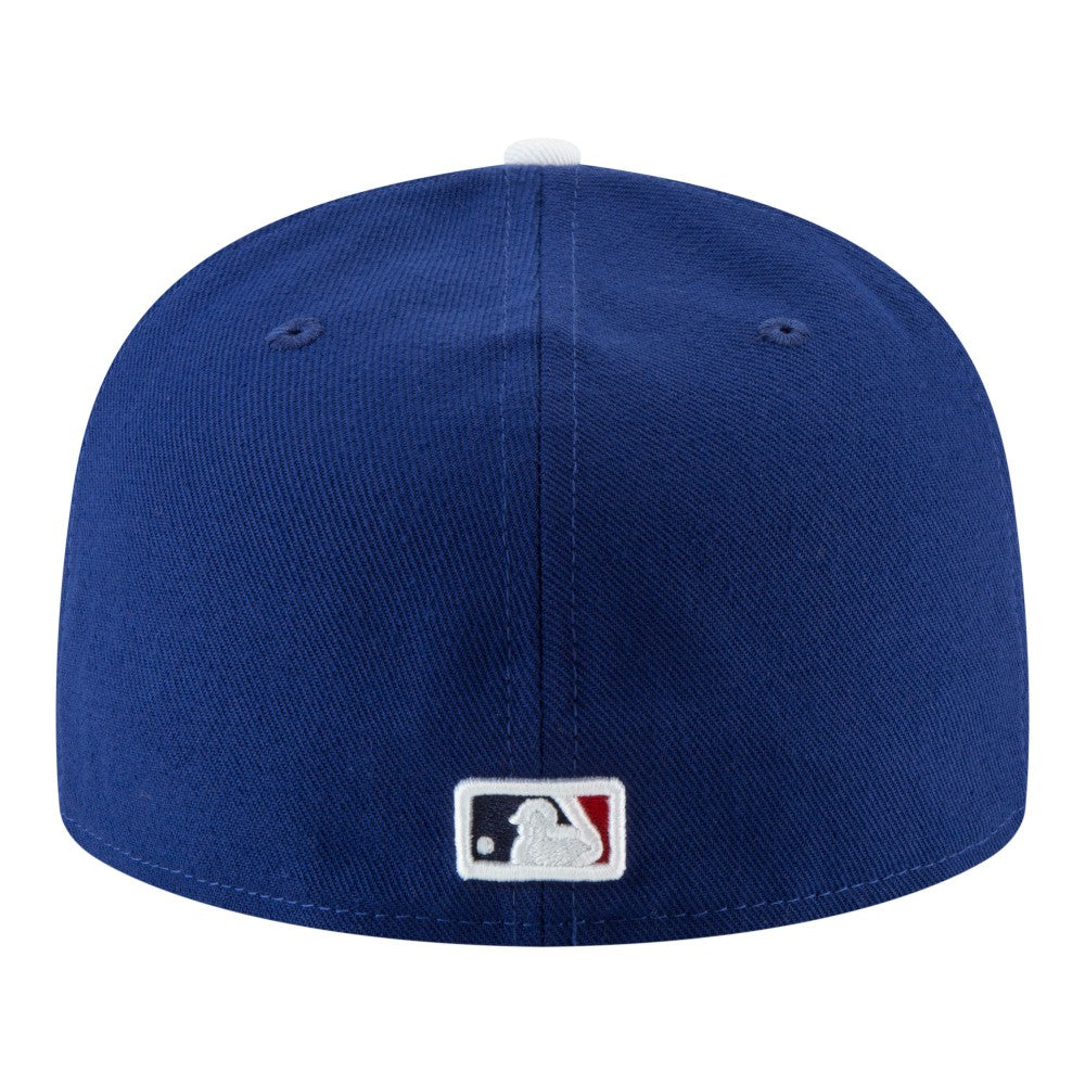 Los Angeles Dodgers Back-to-Back Champions Diamond Side Patch 59FIFTY Fitted Hat Royal | New Era