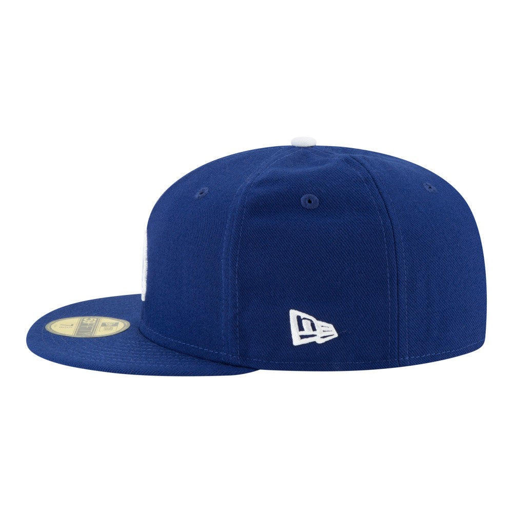 Los Angeles Dodgers Back-to-Back Champions Diamond Side Patch 59FIFTY Fitted Hat Royal | New Era