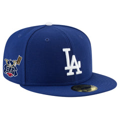 Los Angeles Dodgers 2025 Champions Samurai Side Patch 59FIFTY Fitted Hat Royal | New Era