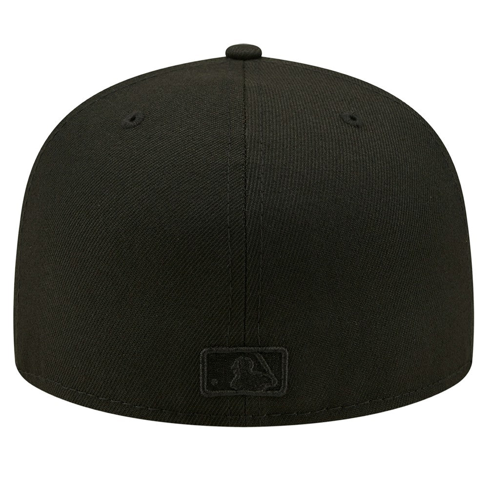 Los Angeles Dodgers 2024/25 Back to Back Champions Circle Side Patch Fitted 59FIFTY Hat Black | New Era