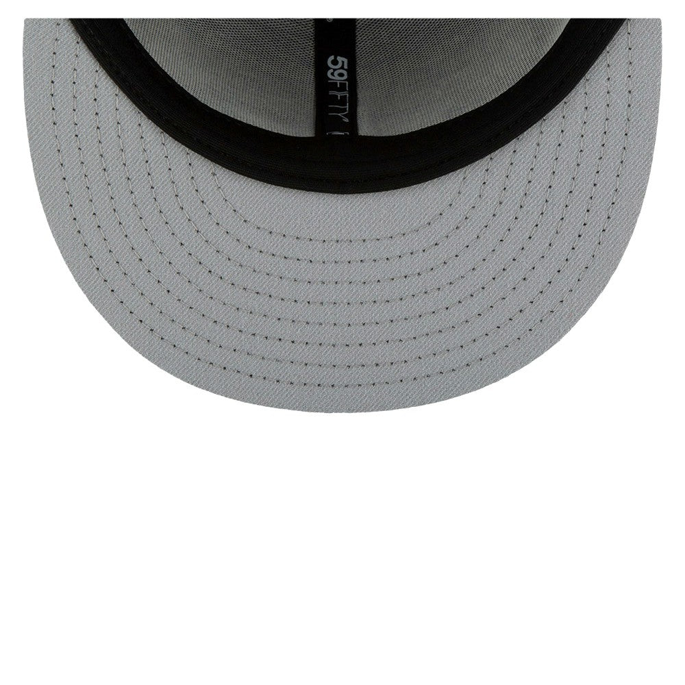 Los Angeles Dodgers 2024/25 Back to Back Champions Circle Side Patch Fitted 59FIFTY Hat Black | New Era