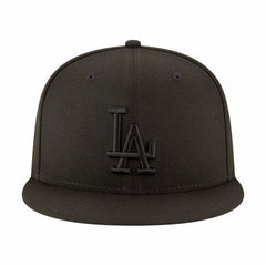 Los Angeles Dodgers 2024/25 Back-to-Back Champions Circle Side Patch 9FIFTY Snapback Hat Black | New Era