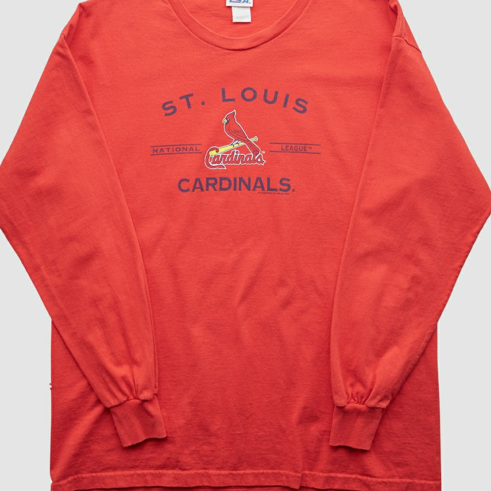 St. Louis Cardinals CSA 2000s Long Sleeve T-shirt Red Vintage