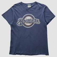 Milwaukee Brewers MLB 2000s T-shirt Navy Vintage