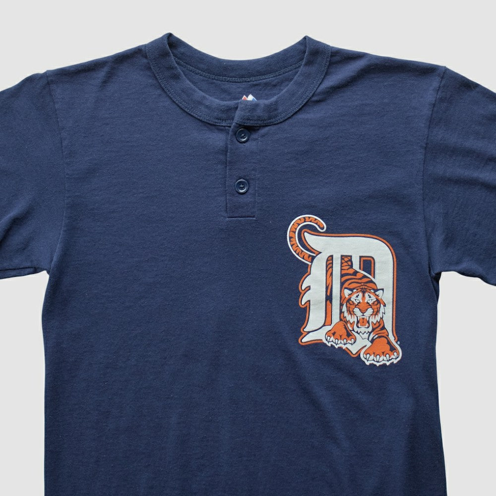 Detroit Tigers Majestic 2000s T-shirt Navy Vintage