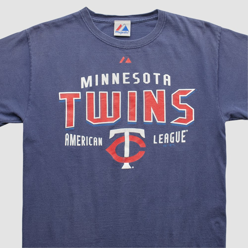 Minnesota Twins Majestic 2010s T-shirt Navy Vintage