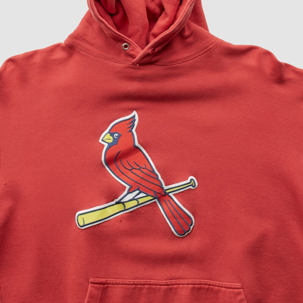St. Louis Cardinals CSA 2000s Hooded Sweatshirt Red Vintage