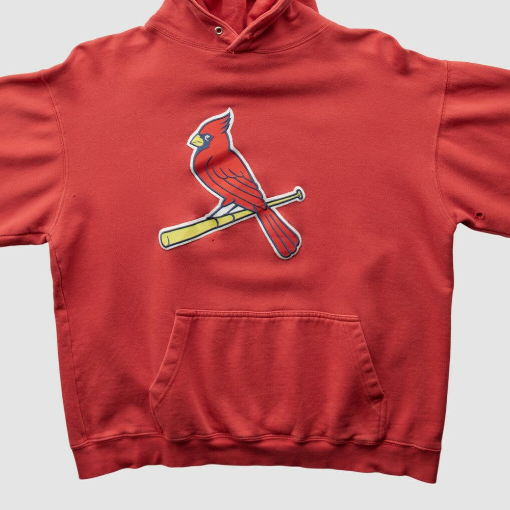 St. Louis Cardinals CSA 2000s Hooded Sweatshirt Red Vintage