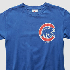 Chicago Cubs Majestic 2008 T-shirt Blue Vintage