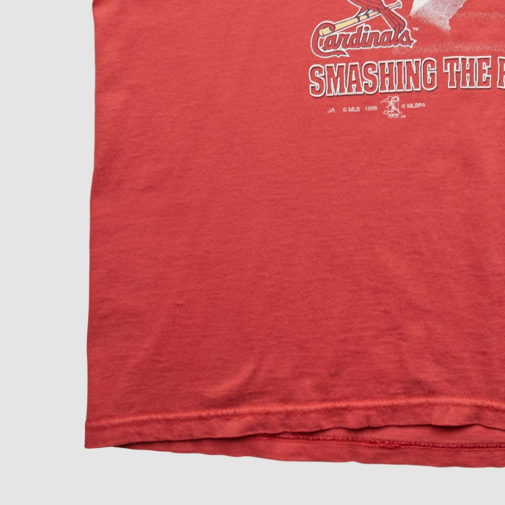 St. Louis Cardinals Hanes 1998 T-shirt Red Vintage