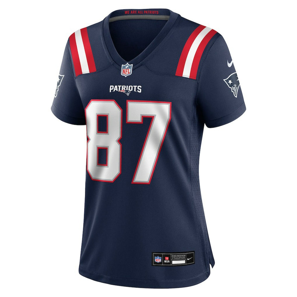 Rob Gronkowski New England Patriots Women's Team Retired Player Game Jersey - Navy