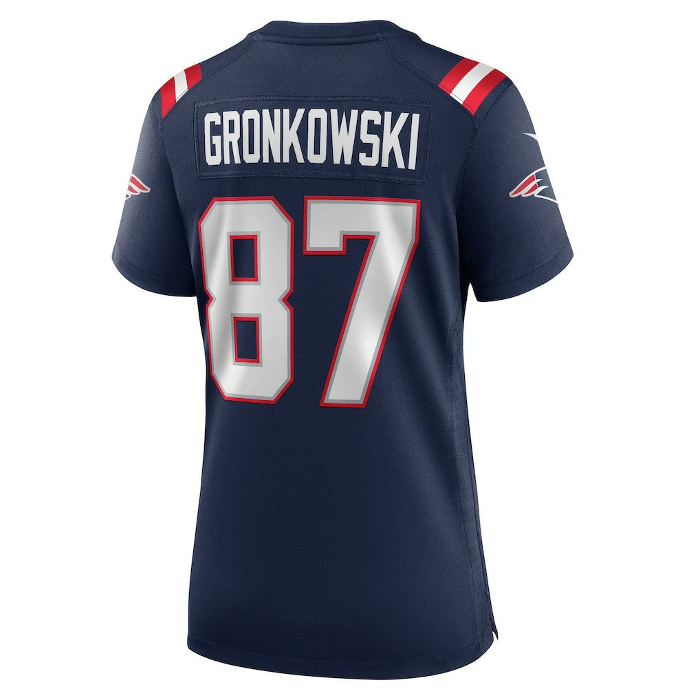 Rob Gronkowski New England Patriots Women's Team Retired Player Game Jersey - Navy