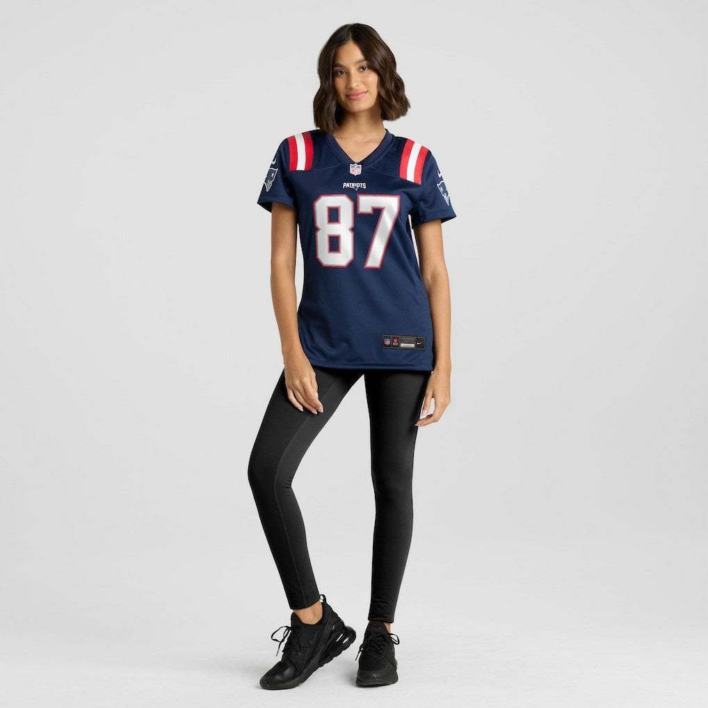 Rob Gronkowski New England Patriots Women's Team Retired Player Game Jersey - Navy