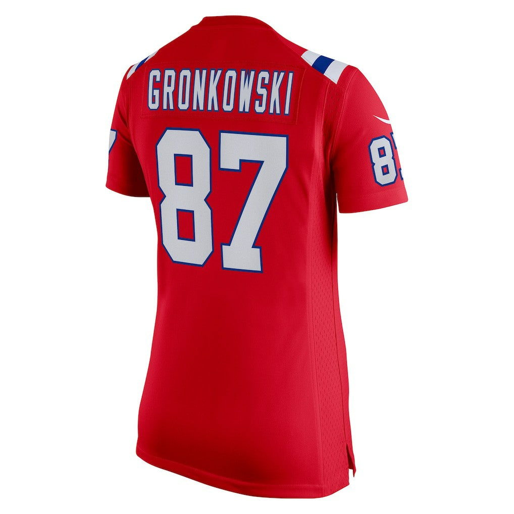 Rob Gronkowski New England Patriots Women's Alternate Retired Player Game Jersey - Red