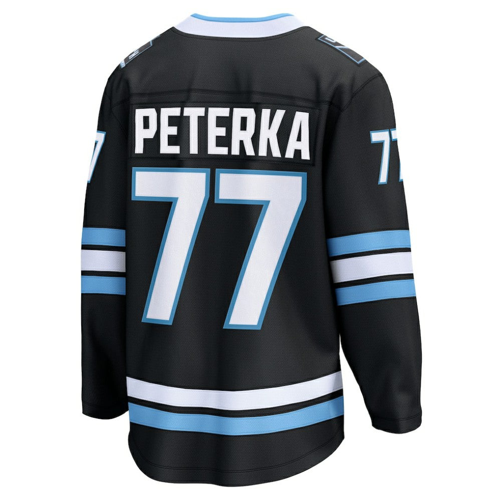 JJ Peterka Utah Mammoth Fanatics Home Breakaway Jersey Black