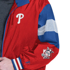 Philadelphia Phillies Pro Player Legacy Lightweight Full-Zip Hooded Jacket Red/Royal