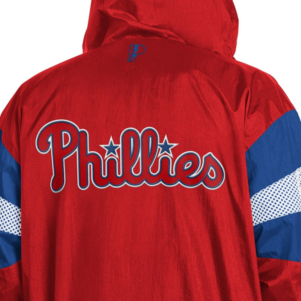 Philadelphia Phillies Pro Player Legacy Lightweight Full-Zip Hooded Jacket Red/Royal