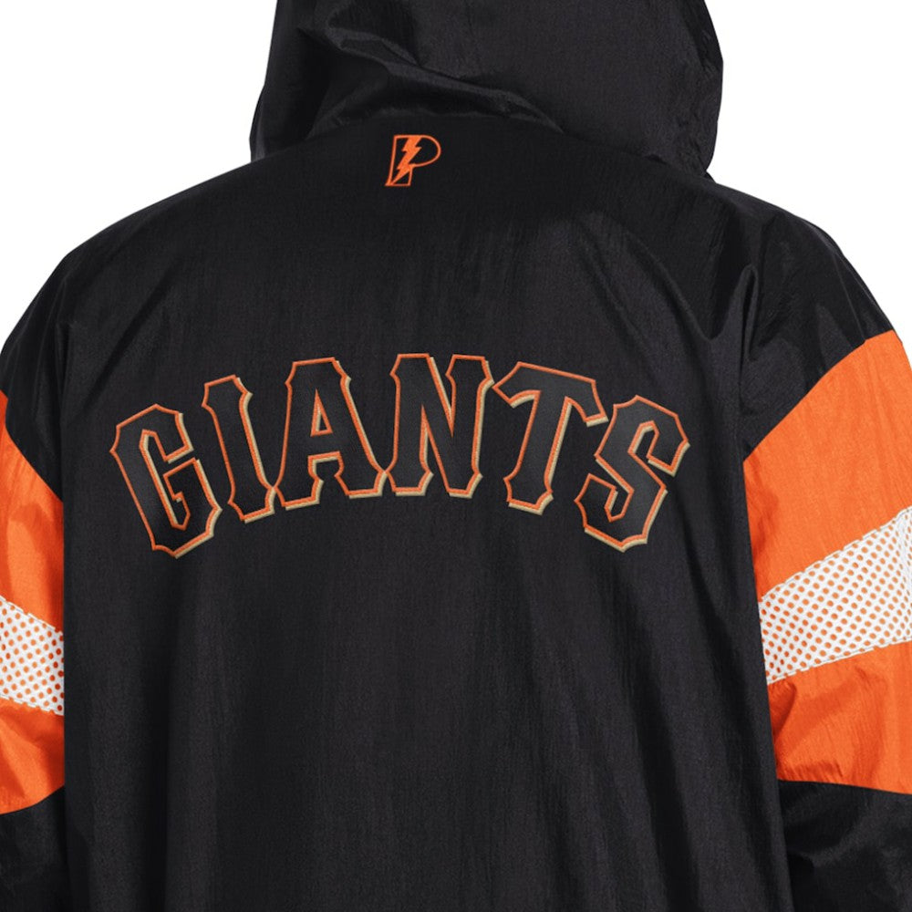 San Francisco Giants Pro Player Legacy Lightweight Full-Zip Hooded Jacket Black/Orange