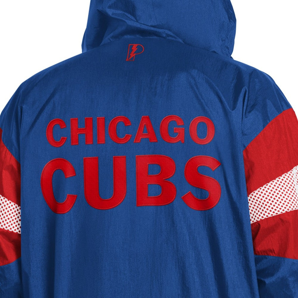 Chicago Cubs Pro Player Legacy Lightweight Full-Zip Hooded Jacket Royal/Red