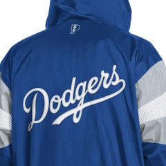 Los Angeles Dodgers Pro Player Legacy Lightweight Full-Zip Hooded Jacket Royal/Gray