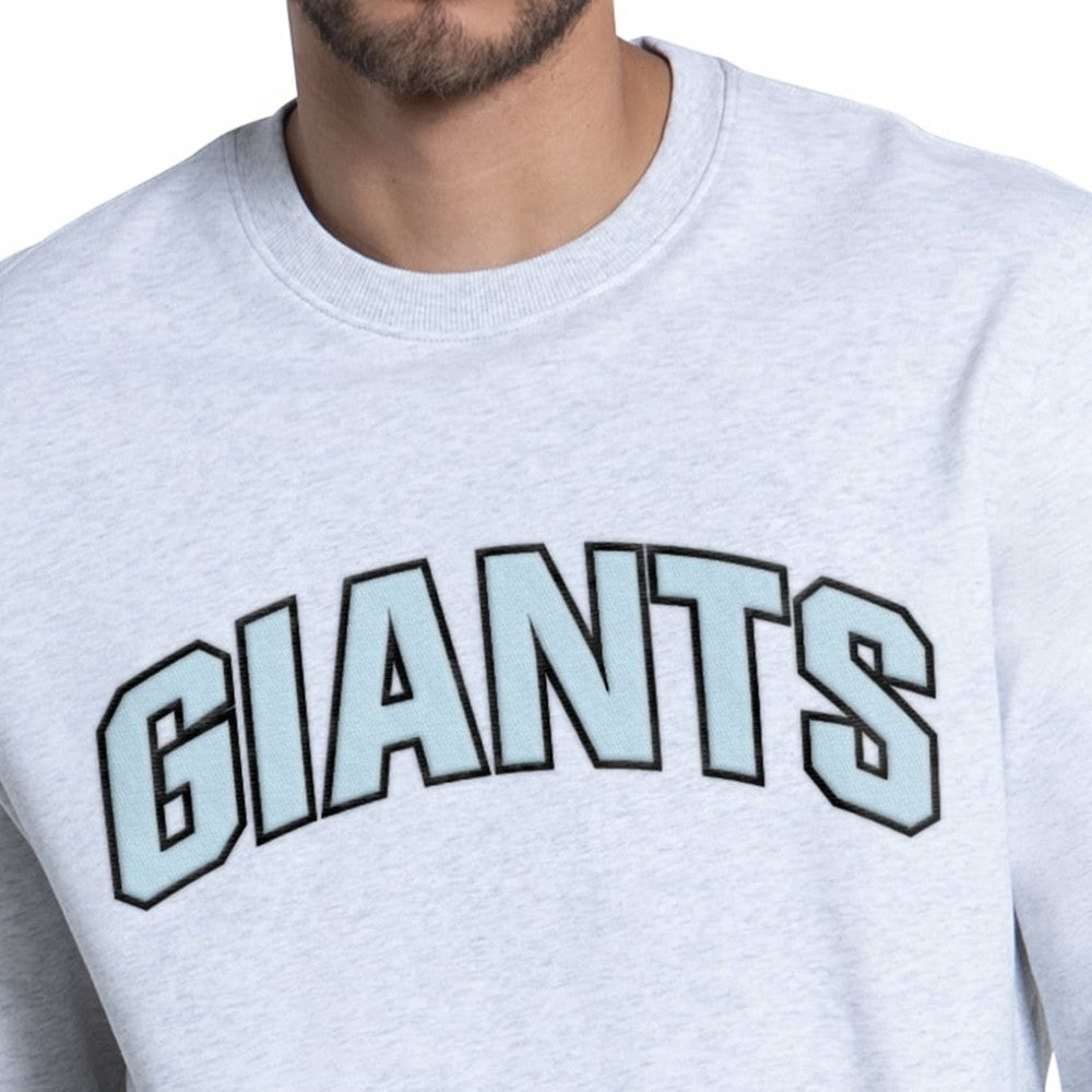 San Francisco Giants Starter Face of Ice Blue French Terry Sweatshirt Gray