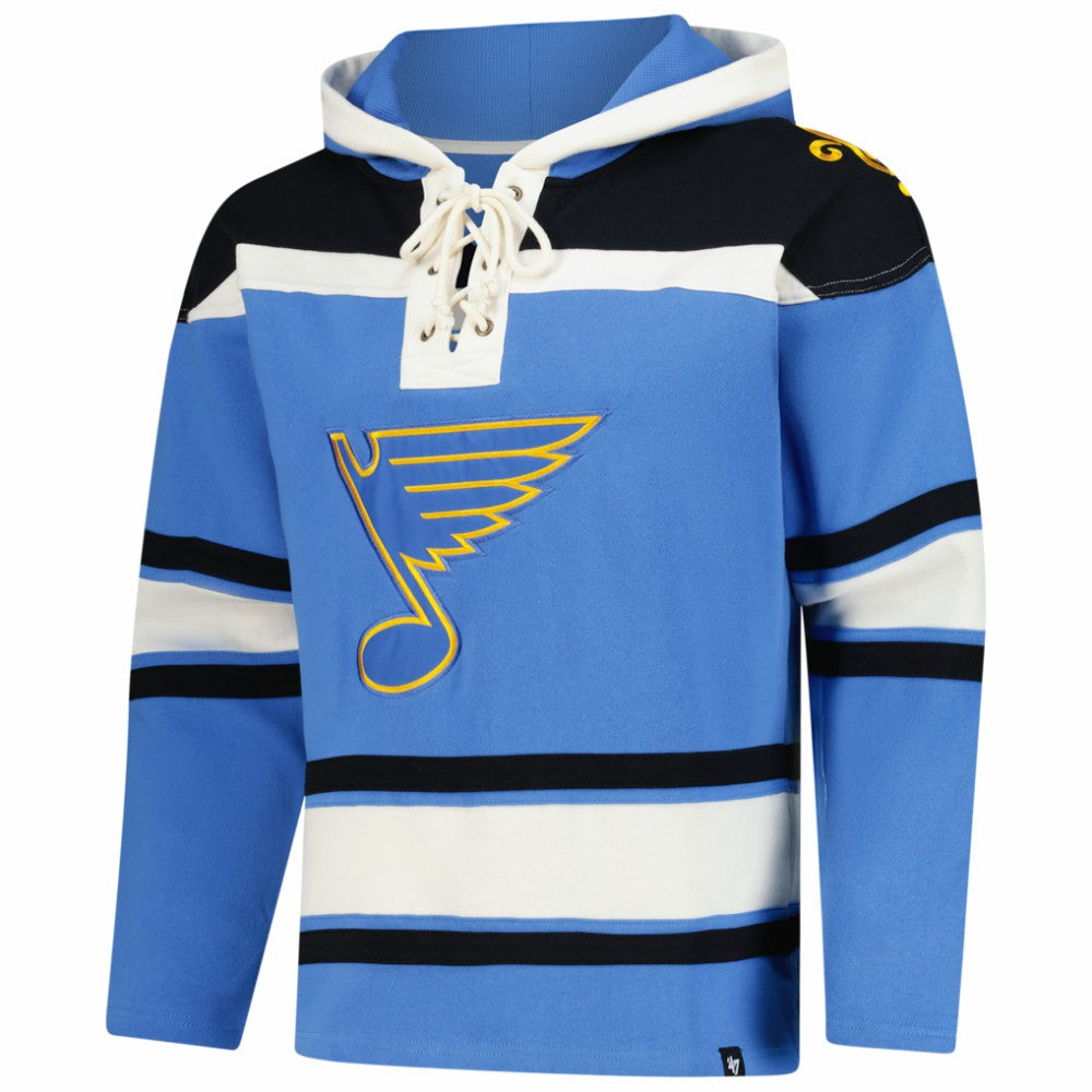 St. Louis Blues '47 Superior Lacer Hoodie Blue