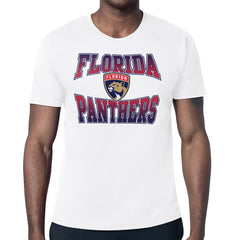 Florida Panthers Starter Comic Style Team Graphic T-Shirt White