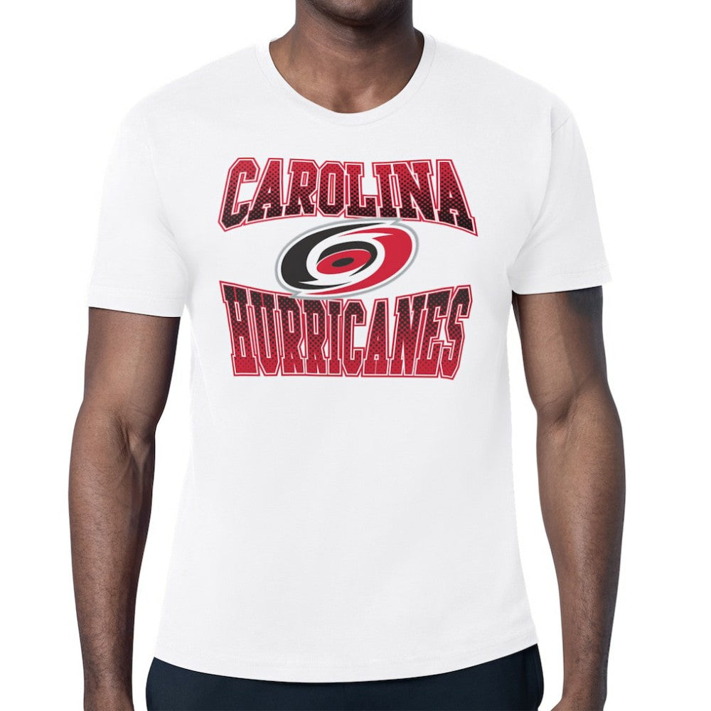 Carolina Hurricanes Starter Comic Style Team Graphic T-Shirt White