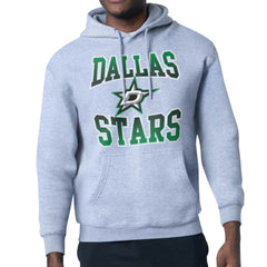 Dallas Stars Starter Comic Style Team Graphic Hoodie Gray