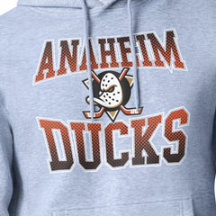 Anaheim Ducks Starter Comic Style Team Graphic Hoodie Gray