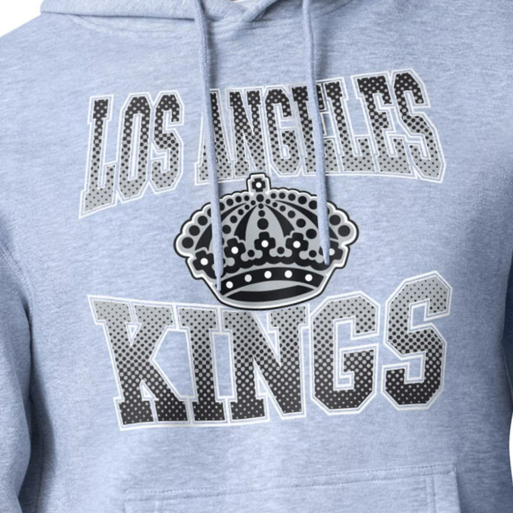 Los Angeles Kings Starter Comic Style Team Graphic Hoodie Gray