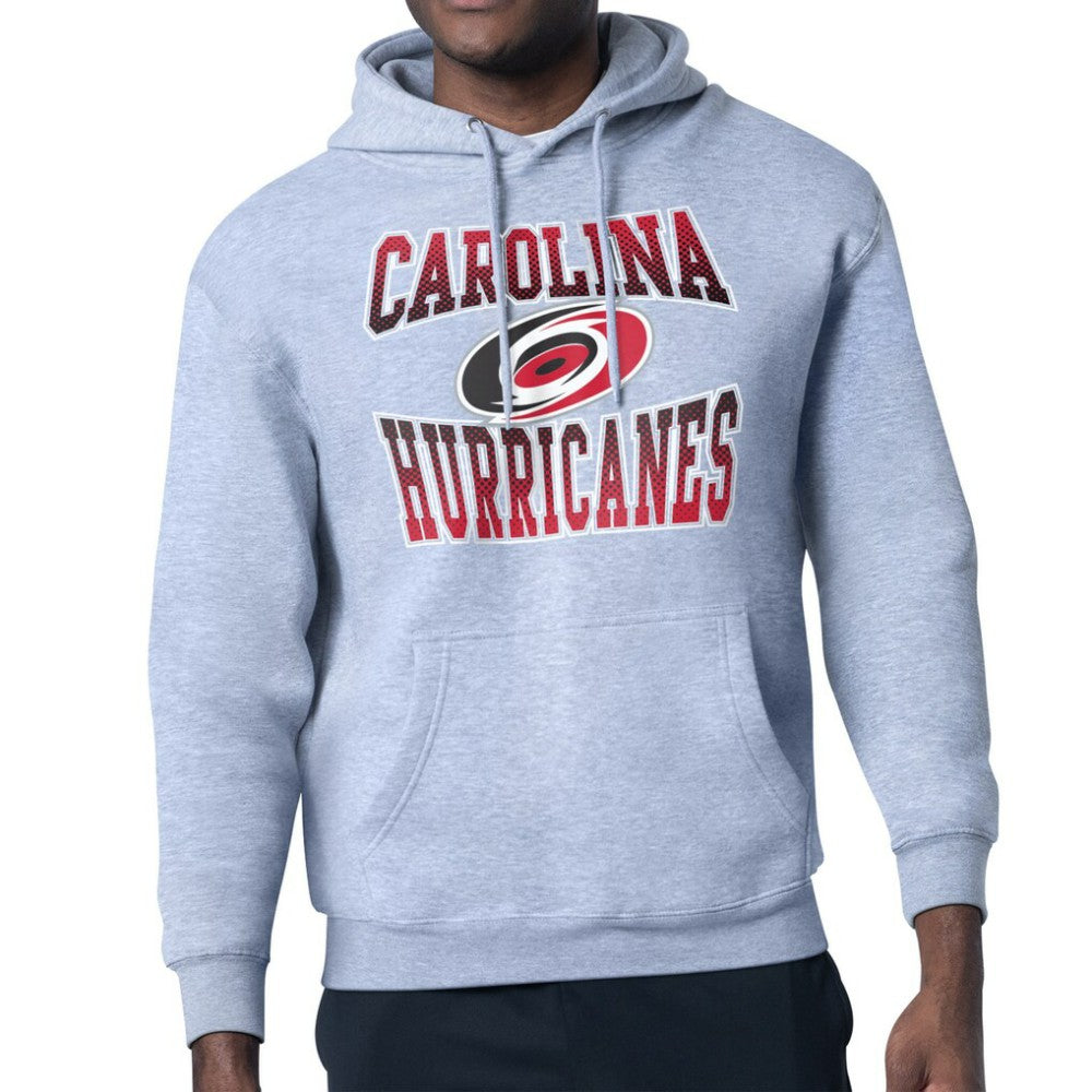 Carolina Hurricanes Starter Comic Style Team Graphic Hoodie Gray