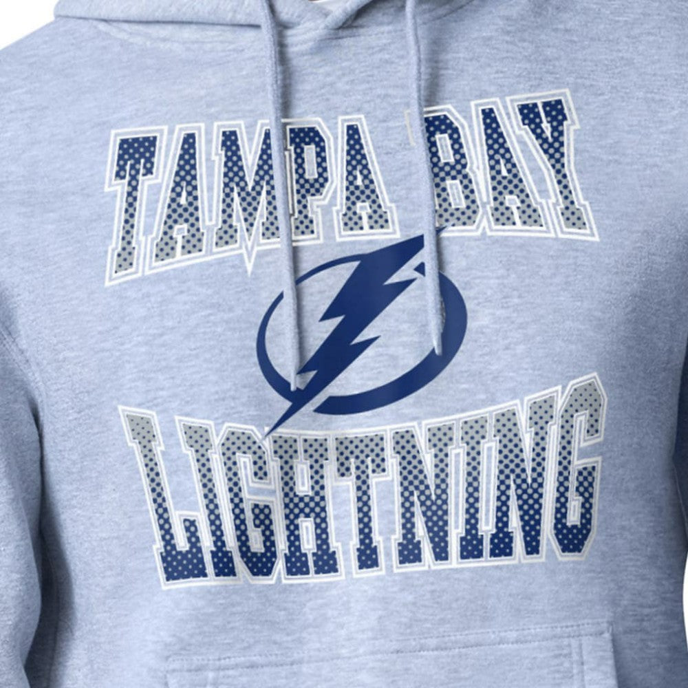 Tampa Bay Lightning Starter Comic Style Team Graphic Hoodie Gray