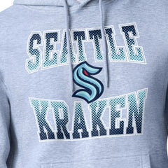 Seattle Kraken Starter Comic Style Team Graphic Hoodie Gray